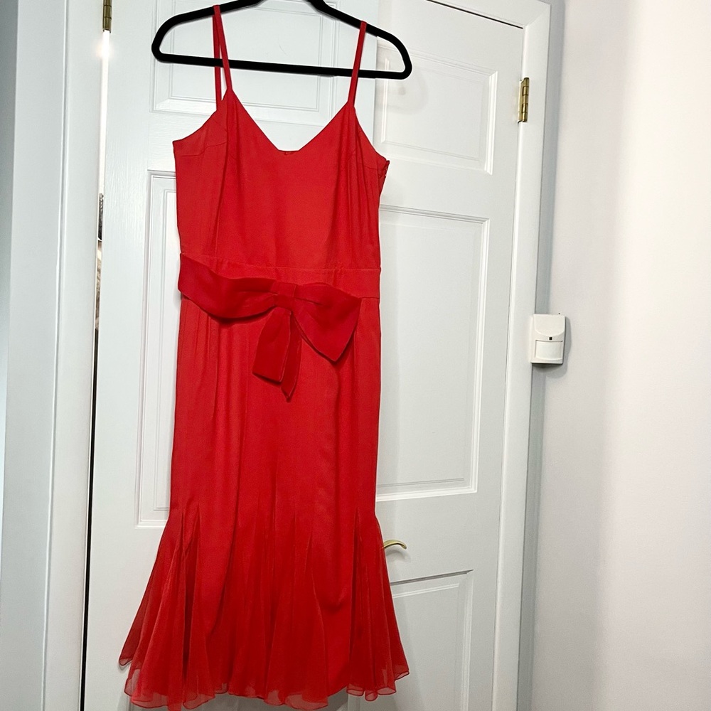 🔥SALE Christian Dior Designer Vibrant Red Strappy Luxury Dress for Spring